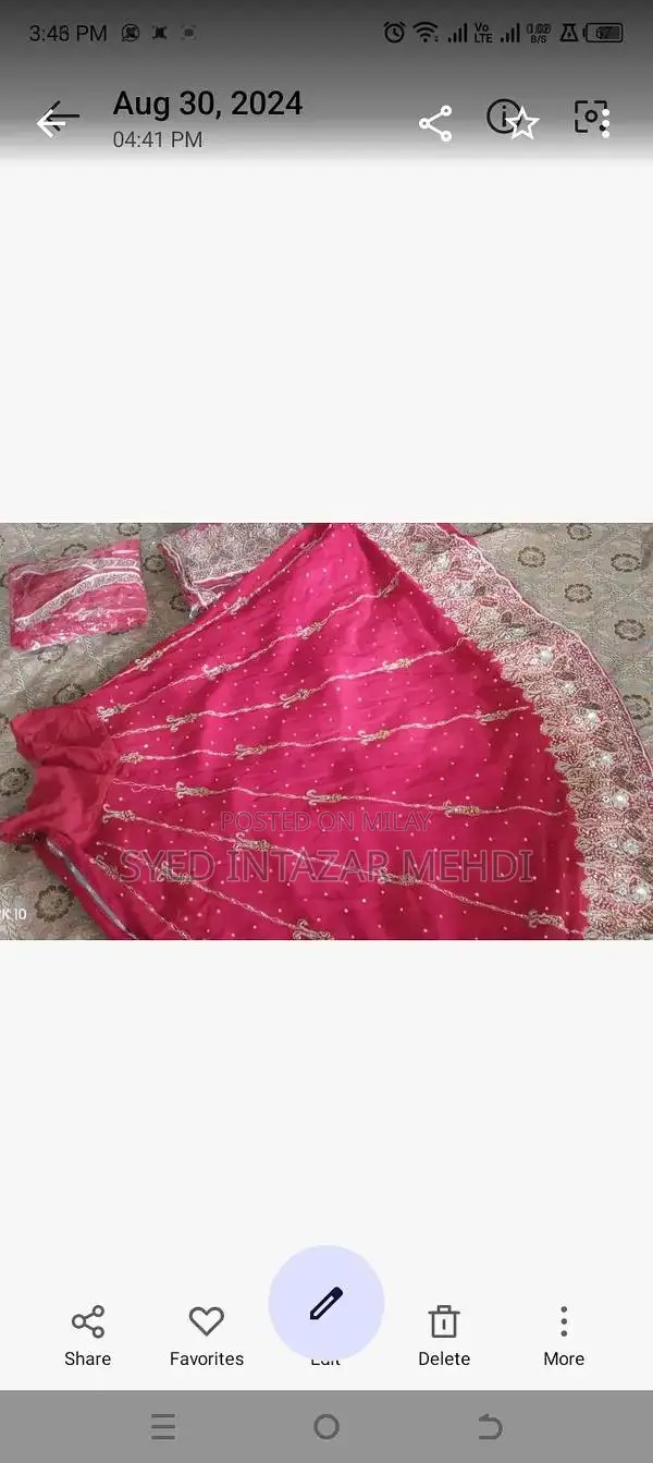 Elegant Single-Use Bridal Lehenga in Perfect Condition