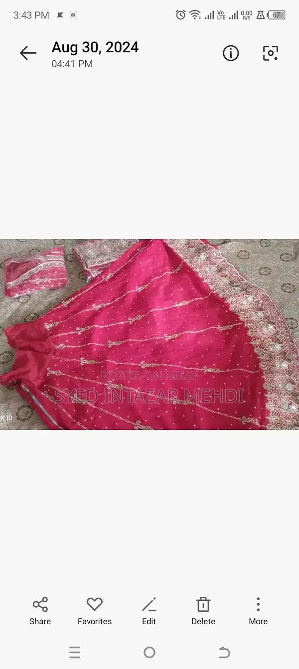 Elegant Single-Use Bridal Lehenga in Perfect Condition