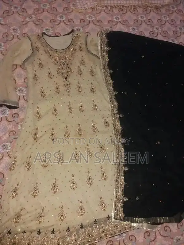 Women's Mexican-Style Bridal Dress with Color Block Design