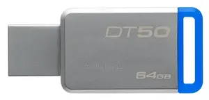 Kingston DT50 Metal USB Flash Drive 64GB High-Speed Storage