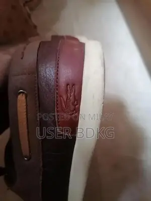 Lacoste Men's Brown Casual Shoes - Classic Style Size 9