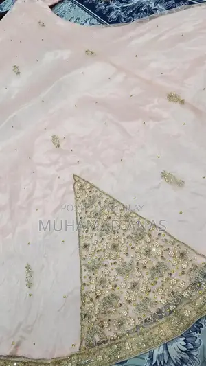 Elegant Bridal Maxi Dress with Tail Work - Special Occasion Gown