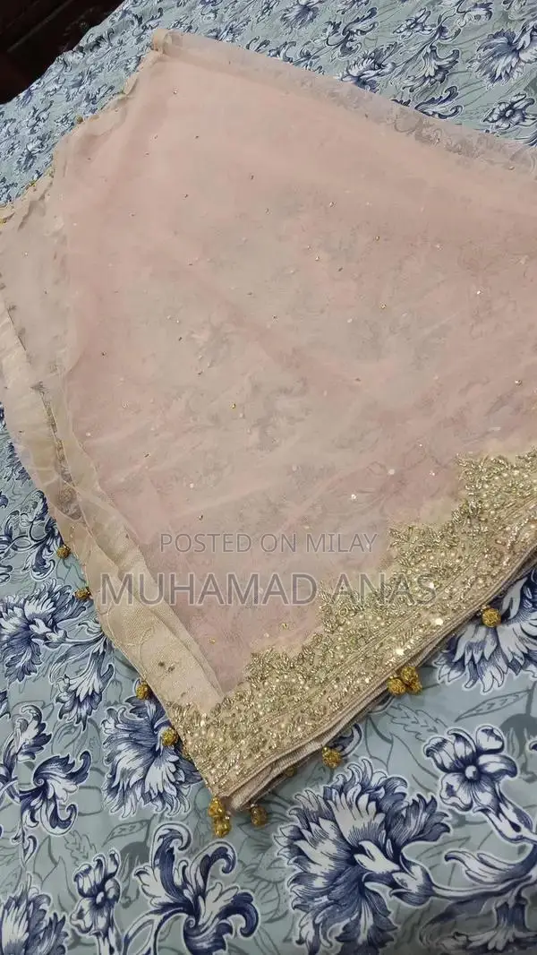 Elegant Bridal Maxi Dress with Tail Work - Special Occasion Gown