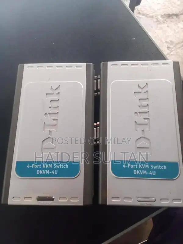 D-Link 4-Port KVM Network Switch for Computer Connectivity