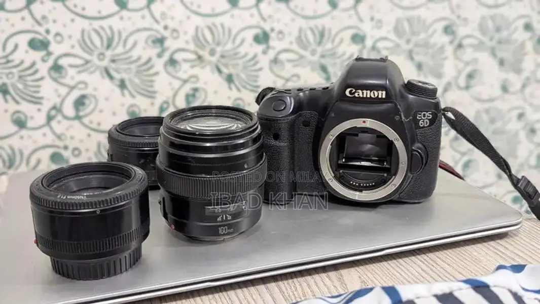 Canon EOS 6D Full Frame DSLR Camera Kit with Lenses