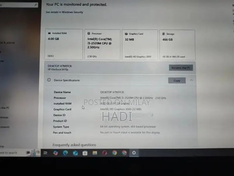 HP Core5 Versatile Laptop for Work and Everyday Computing