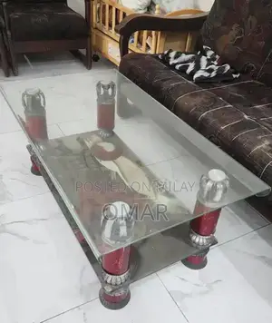 Photo - Modern Glass Coffee Table for Living Room