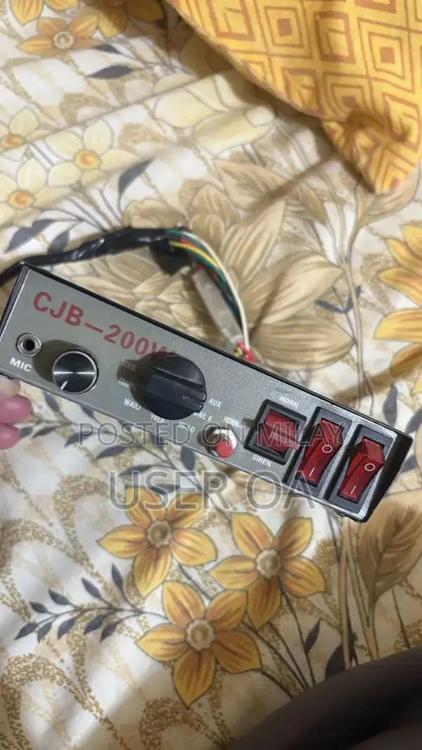 High-Quality Used Car Siren Alarm System for Vehicle Security