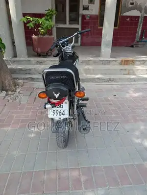 Honda CG 125 Motorcycle - Black, Pristine Condition