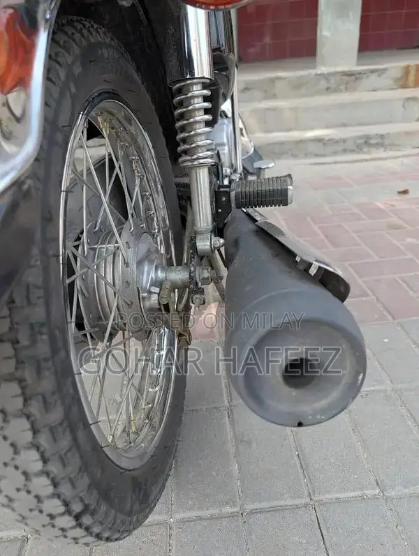 Honda CG 125 Motorcycle - Black, Pristine Condition