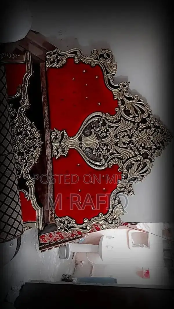 Wooden Dressing Table with Side Tables - Elegant Bedroom Furniture