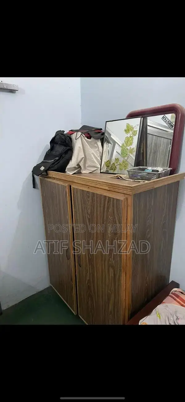 Wooden Laminate Hanging Cloth Cabinet Storage Solution