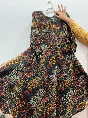 Black Organza Long Maxi Outfit - Ready-to-Wear