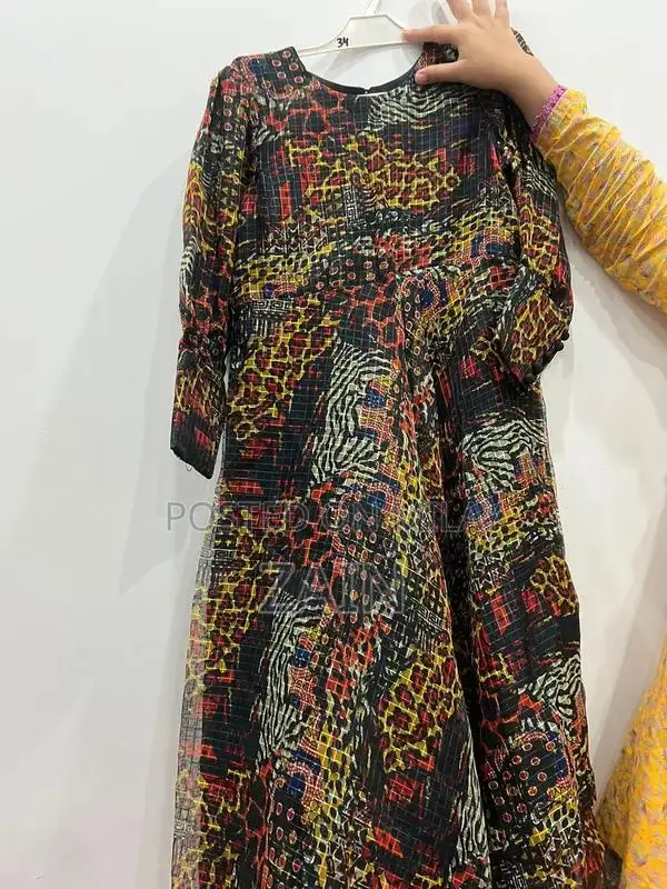 Black Organza Long Maxi Outfit - Ready-to-Wear