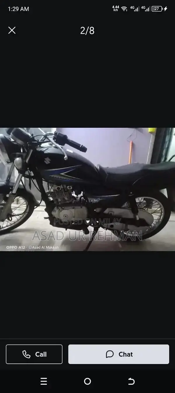 Suzuki 150 GS Motorcycle with Clear Documentation