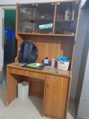 Photo - Modern Computer Office Table with Side Storage Drawer