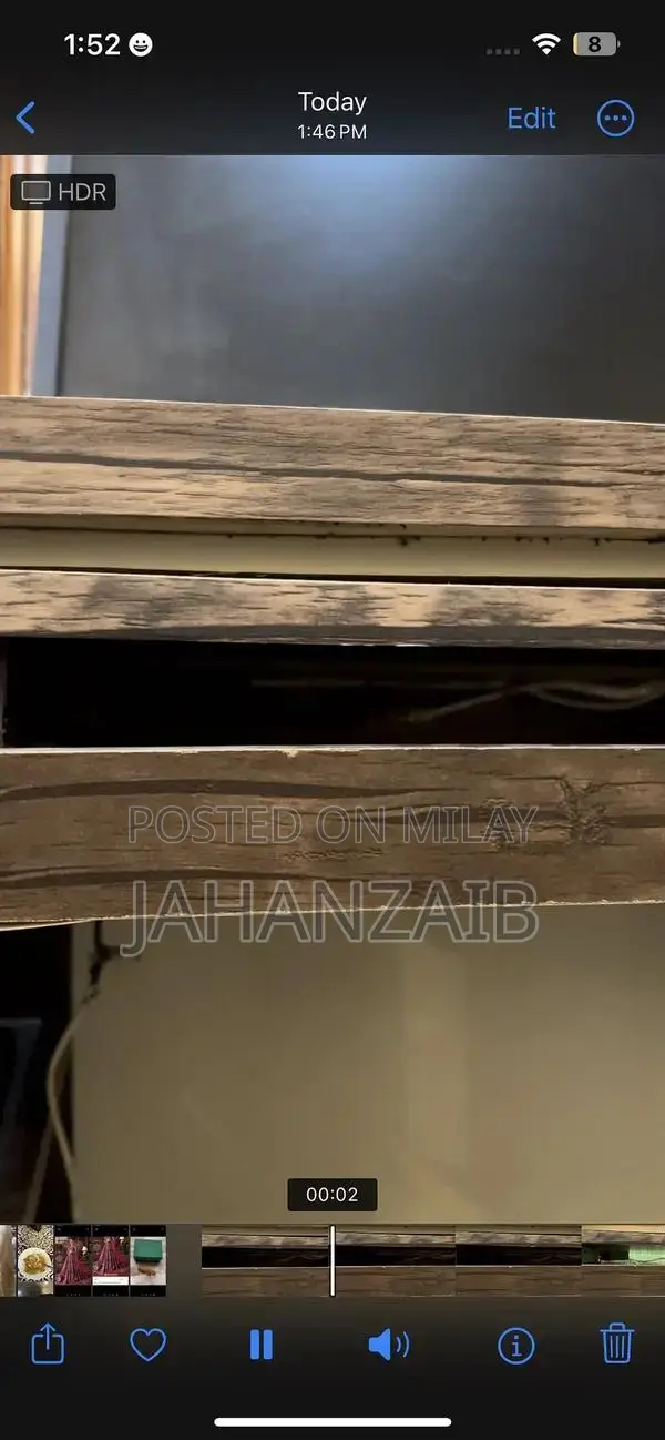 Wooden Computer Table with LED Lights - Stylish Home Furniture