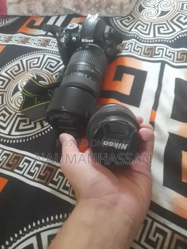 Nikon D3100 DSLR Camera with 70-300mm Lens