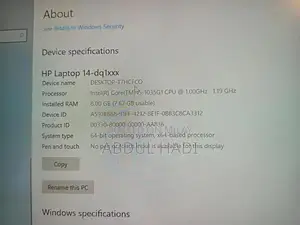 HP Slim Laptop 10th Gen Intel Core i5