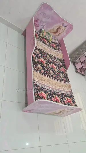 Plywood Girls Bed - Lightly Used, Good Condition