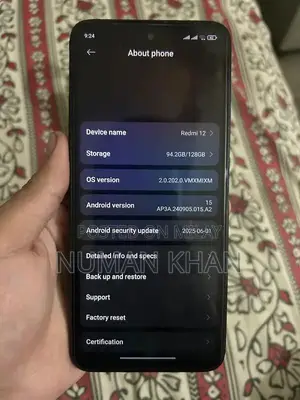 Redmi 12 Smartphone 8GB RAM 128GB Storage Pristine Condition