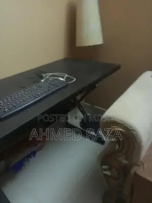 Photo - Computer Desk Home Office Wooden Table Furniture