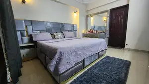 Complete Bedroom Set with 8-inch Mattress and Dressing Table