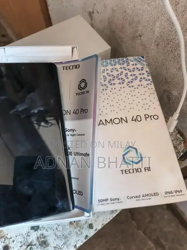 Tecno Camon 40 Pro Smartphone 256GB Storage