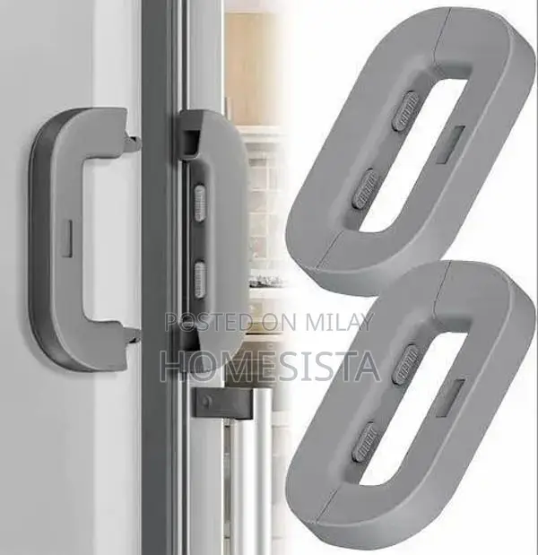 Child Safety Refrigerator Door Lock - Self-Adhesive Plastic Lock