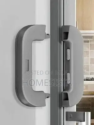 Child Safety Refrigerator Door Lock - Self-Adhesive Plastic Lock