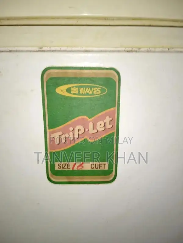 Double Door Freezer - Good Working Condition, Minor Cleaning Needed