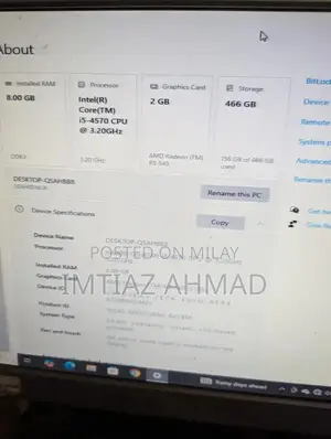 Photo - Lenovo Core i5 Laptop with AMD Graphics and 8GB RAM