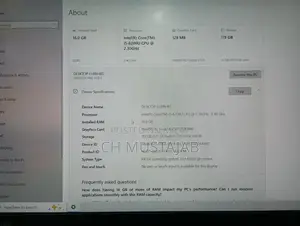 Used Intel Core i5 Laptop with 16GB RAM and SSD