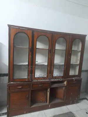 Wooden Crockery Cabinet with Minor Wear