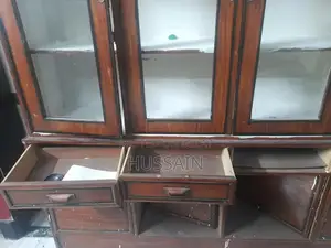 Wooden Crockery Cabinet with Minor Wear