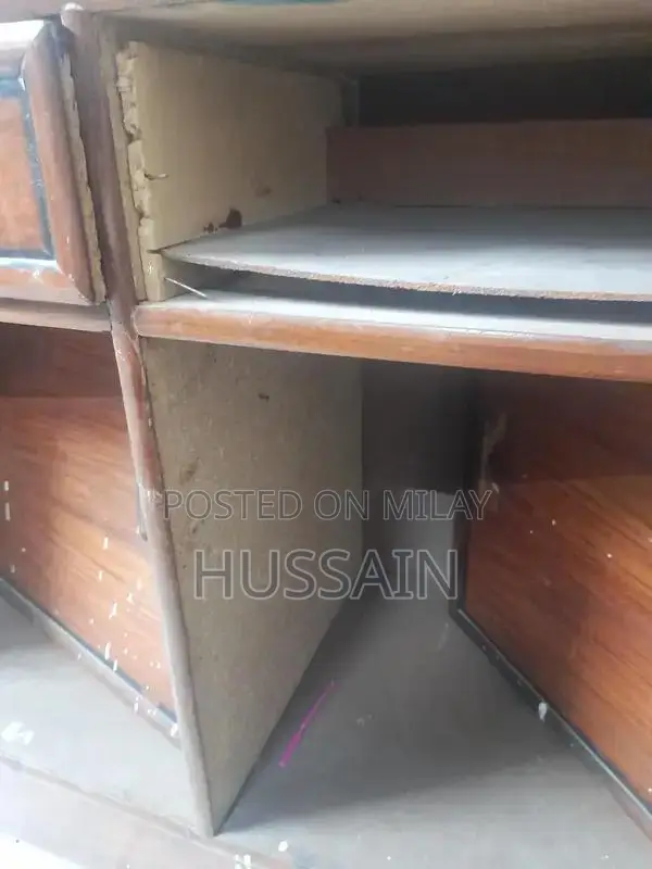 Wooden Crockery Cabinet with Minor Wear