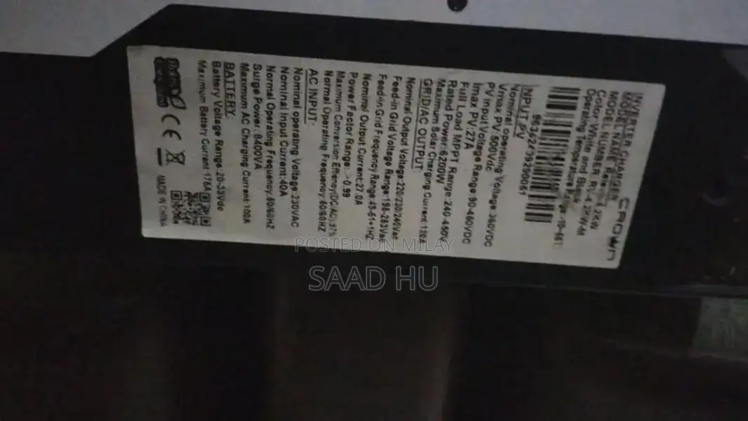 CROWN 4.2 kW Solar Inverter - New Condition