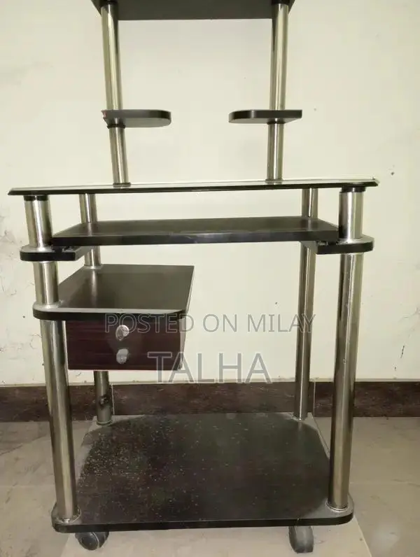 Mobile Computer Workstation Trolley Cart