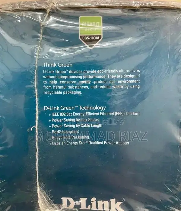 D-Link 8-Port Gigabit Ethernet Desktop Network Switch