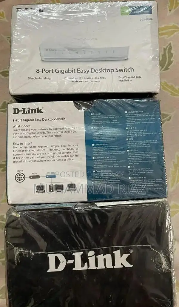 D-Link 8-Port Gigabit Ethernet Desktop Network Switch