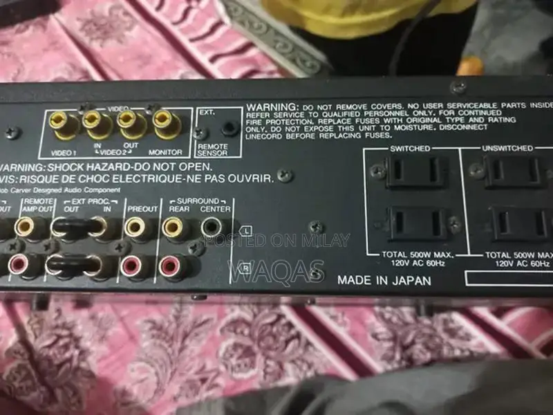 Carver Sonic Holography Preamplifier Tuner Control System