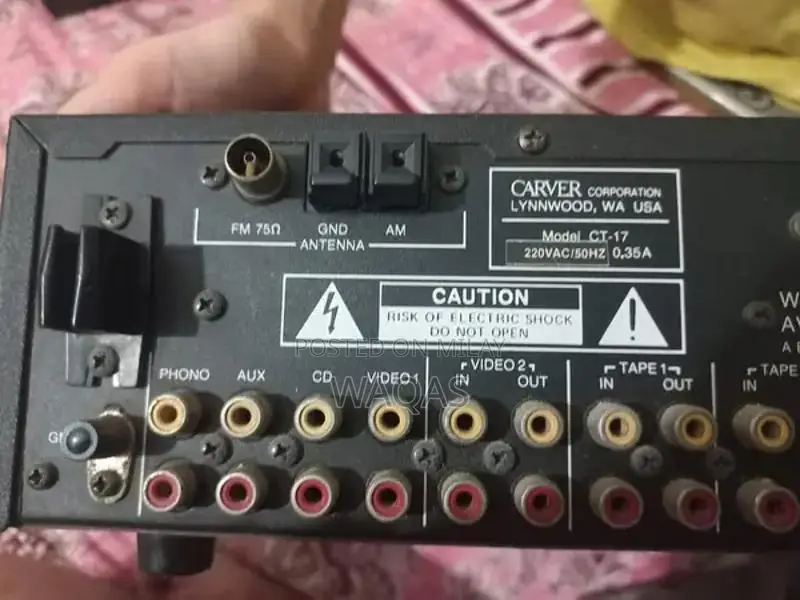 Carver Sonic Holography Preamplifier Tuner Control System
