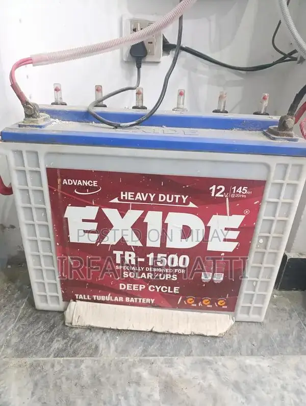 Exide Heavy Duty Tubular Battery for Reliable Power Supply