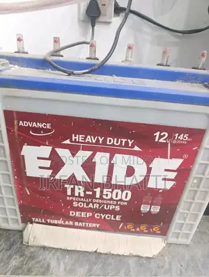 Exide Heavy Duty Tubular Battery for Reliable Power Supply