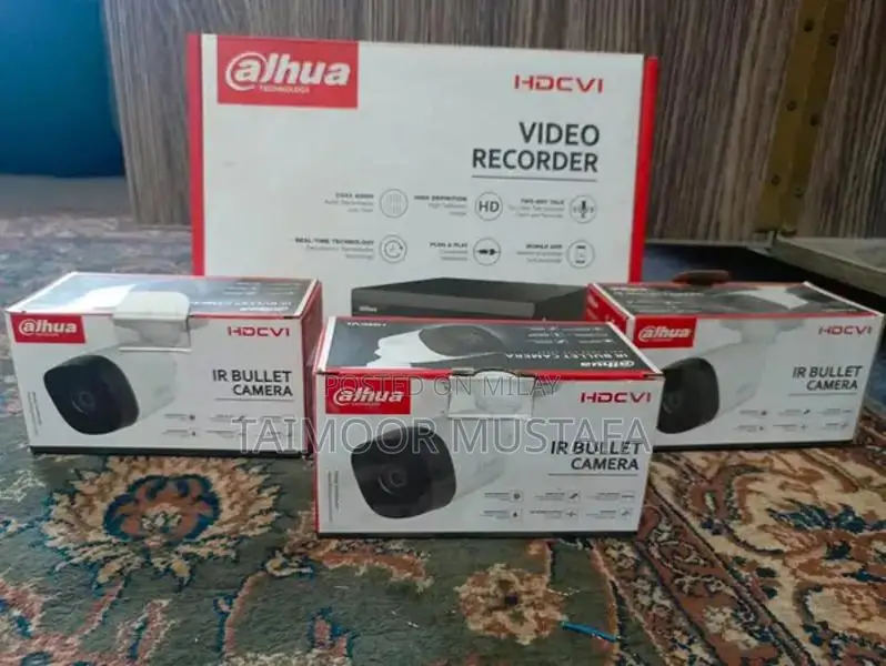 Dahua 3-Camera HD CCTV Security System with DVR