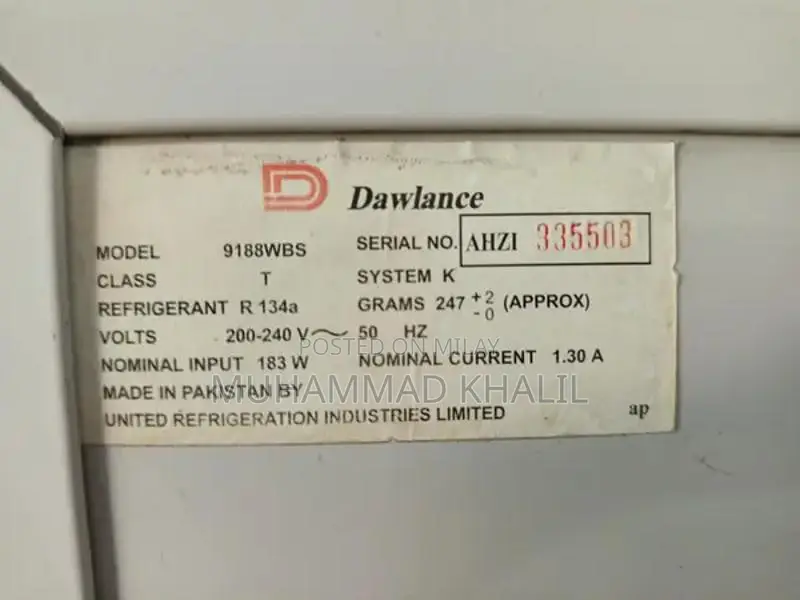 Dawlance 9188 WBS Refrigerator - 15 cu. ft. Large Capacity