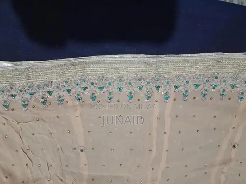 Skin Tone Nikah Maxi Dress - Elegant Wedding Attire