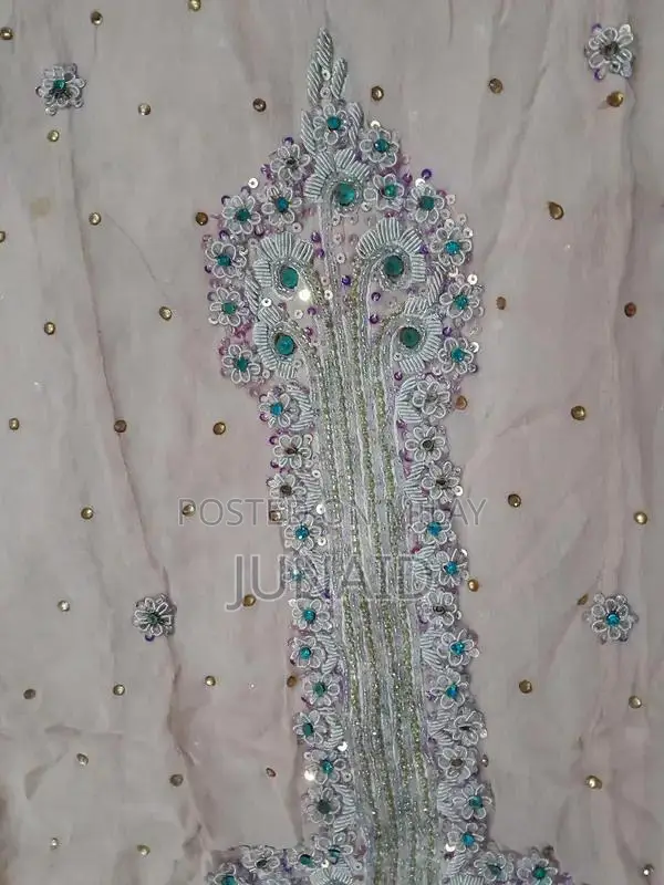 Skin Tone Nikah Maxi Dress - Elegant Wedding Attire