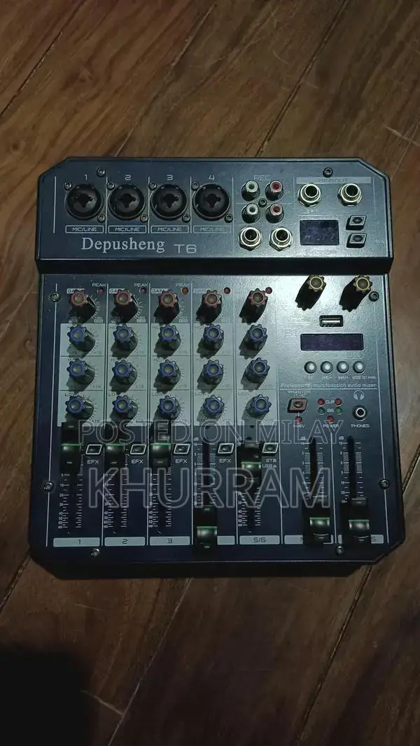 Depusheng T6 Professional Audio Mixing Console