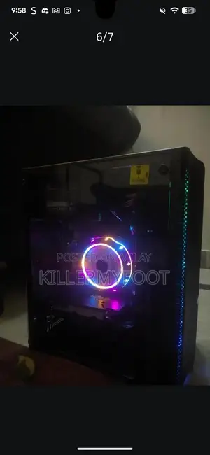 Photo - High-Performance Gaming PC with RX 580 GPU